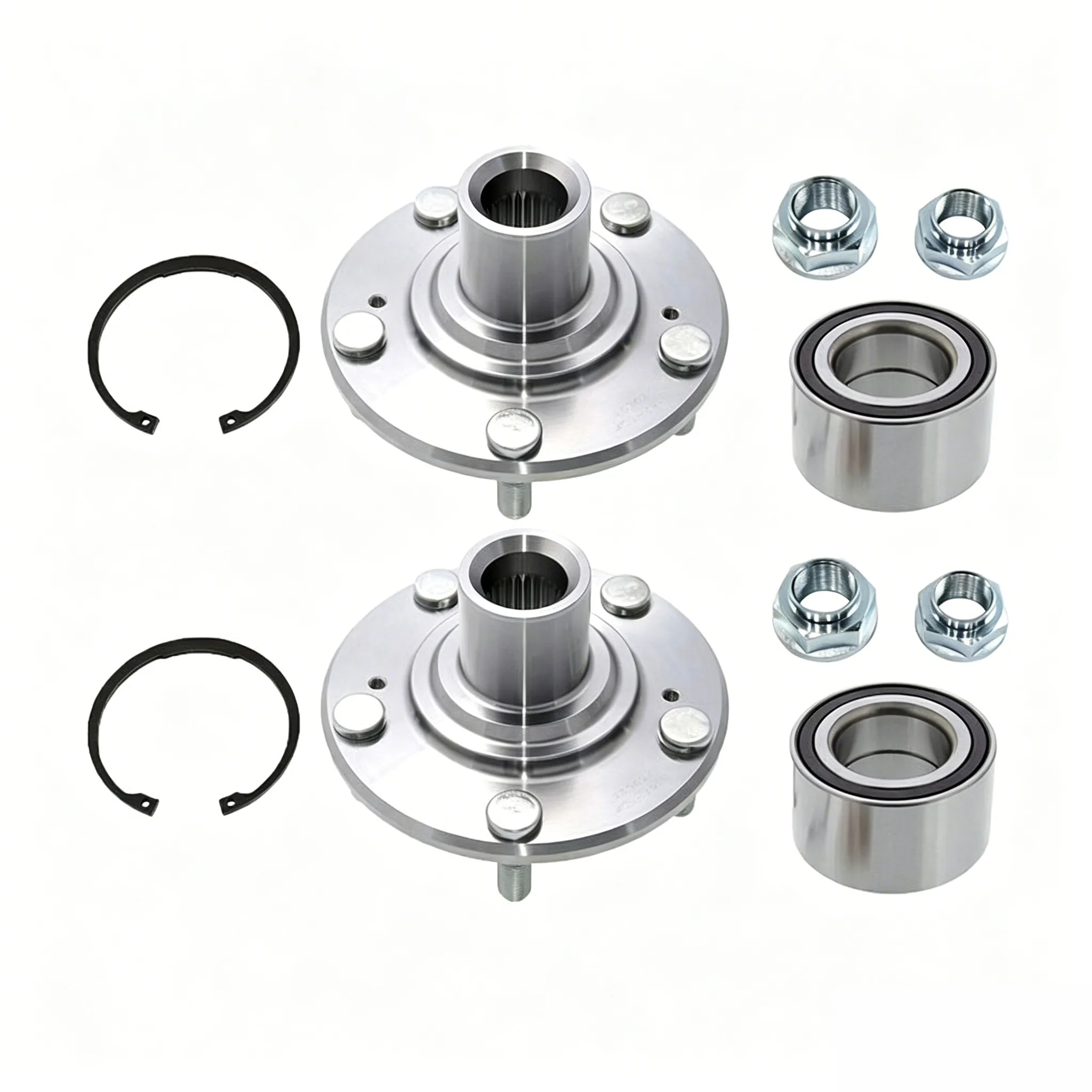 2 Sets Front Wheel hub and Bearing Driver LSSPK627 LS7469 for Honda Civic 2006-2011
