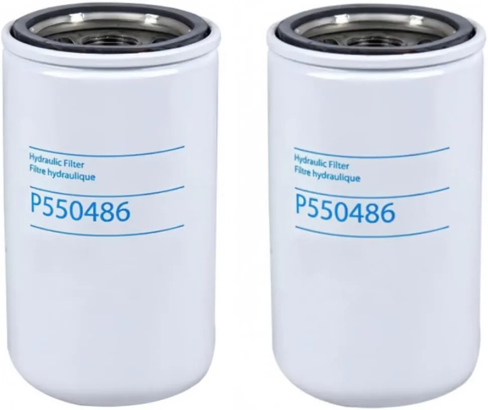 2-Pack Hydraulic Filter P550486 for Caterpillar Forklifts RC60 RTC60 T100D R40 R50 R60Loaders 416 416B 416C 420 426C Manitou Loaders MT728 MT732