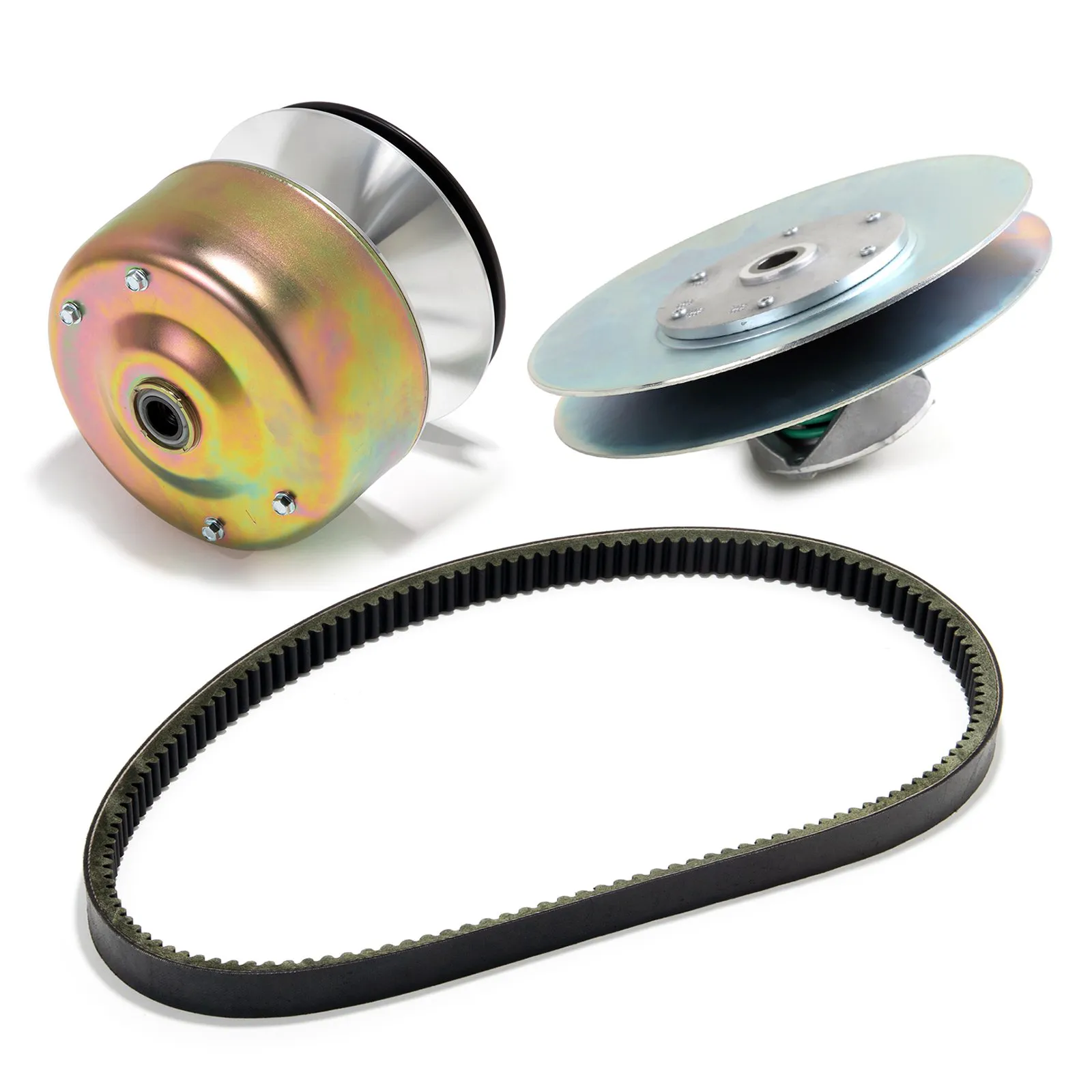Primary Drive & Secondary Driven Clutch & Belt AM138536 AM138649 for John Deere Utility Vehicle TX Turf 4X2 Gator