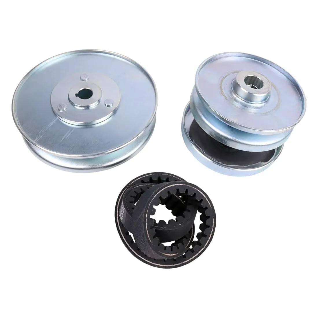 Rear Clutch Drive Pulley and Belt for Coleman Go Kart KT196 CK196 196cc Torque Converter