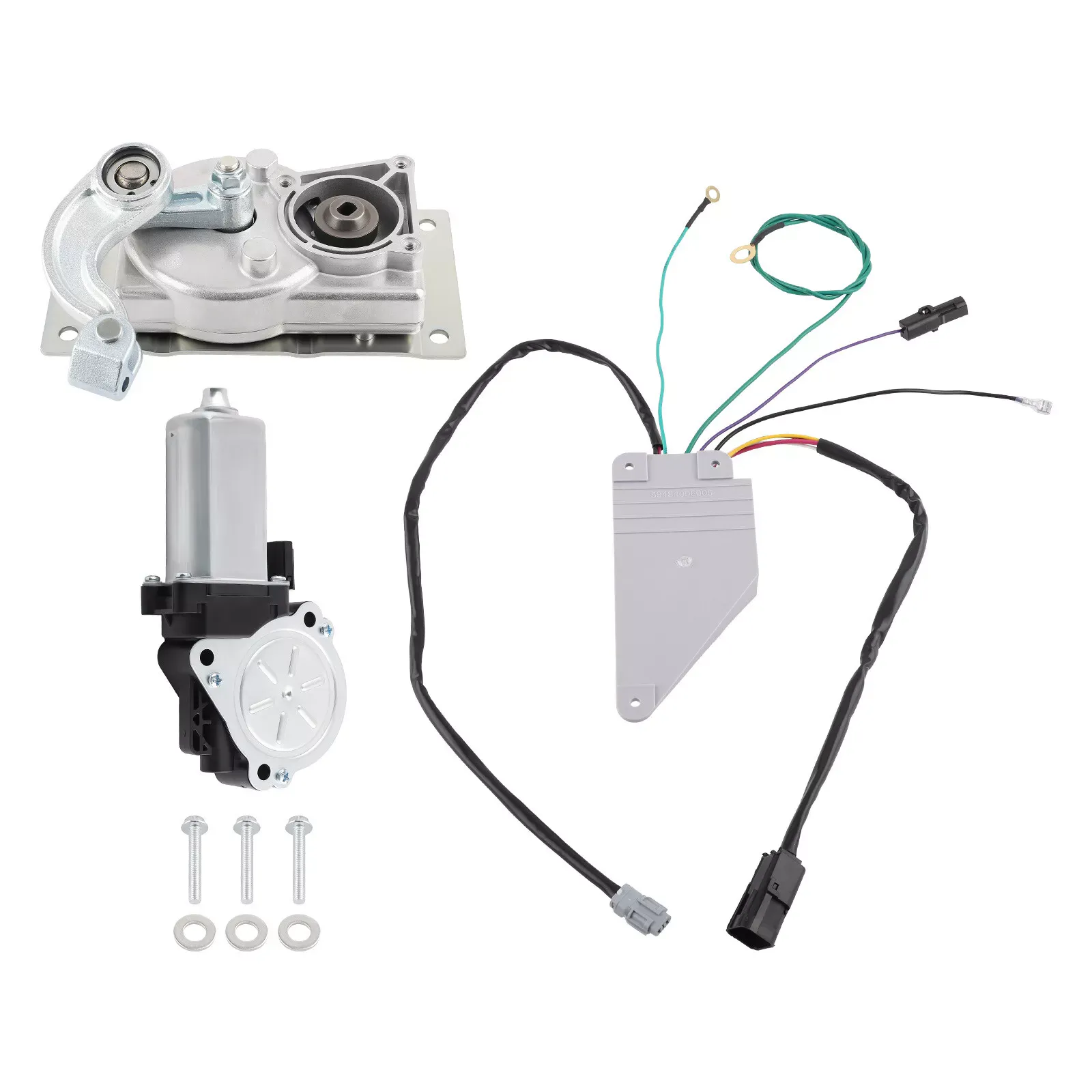 RV Gear Box Linkage 379160 & Control Unit Assembly 909510000 & Motor 676061 for Kwikee Electric Step