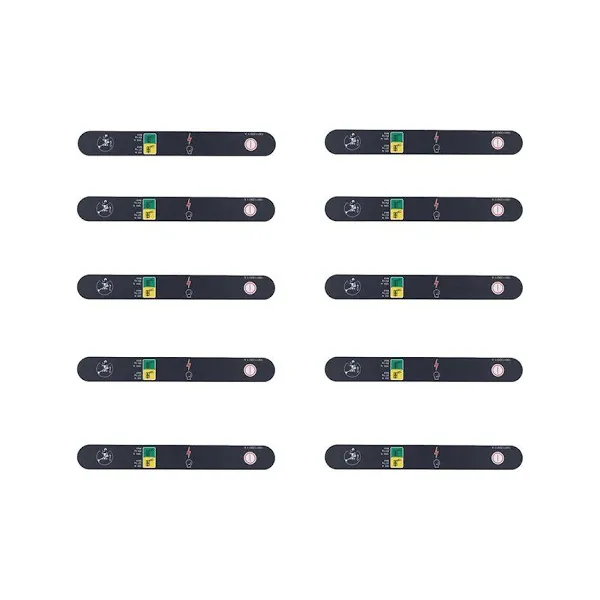 10 PCS Stop Decal 1001122611 for JLG Boom Lift 1250AJP 340AJ 1350SJP