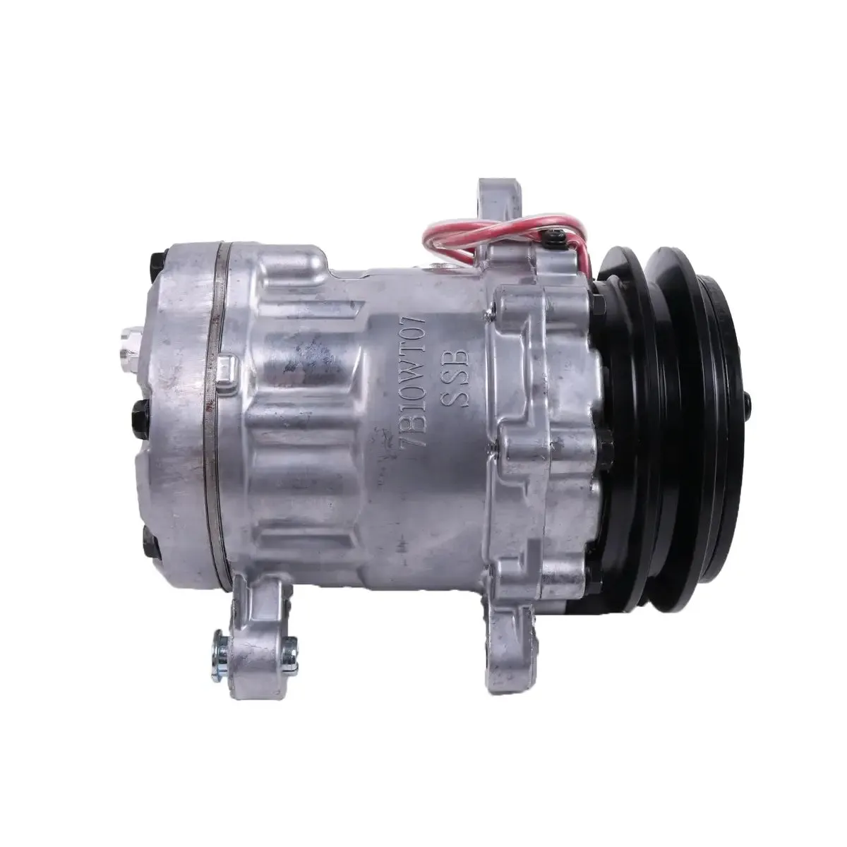 12V A/C Compressor FYD00007143 Compatible For John Deere 30G 35G 50G 35 P 50 P Excavator PC4 PC7 Compactor