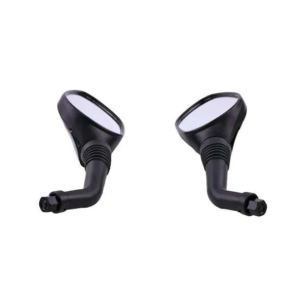 2 Pcs 8mm Clockwise Universal Fitment Rear View Mirror for GY6 Touring Bike Sport Bike Cafe Racer