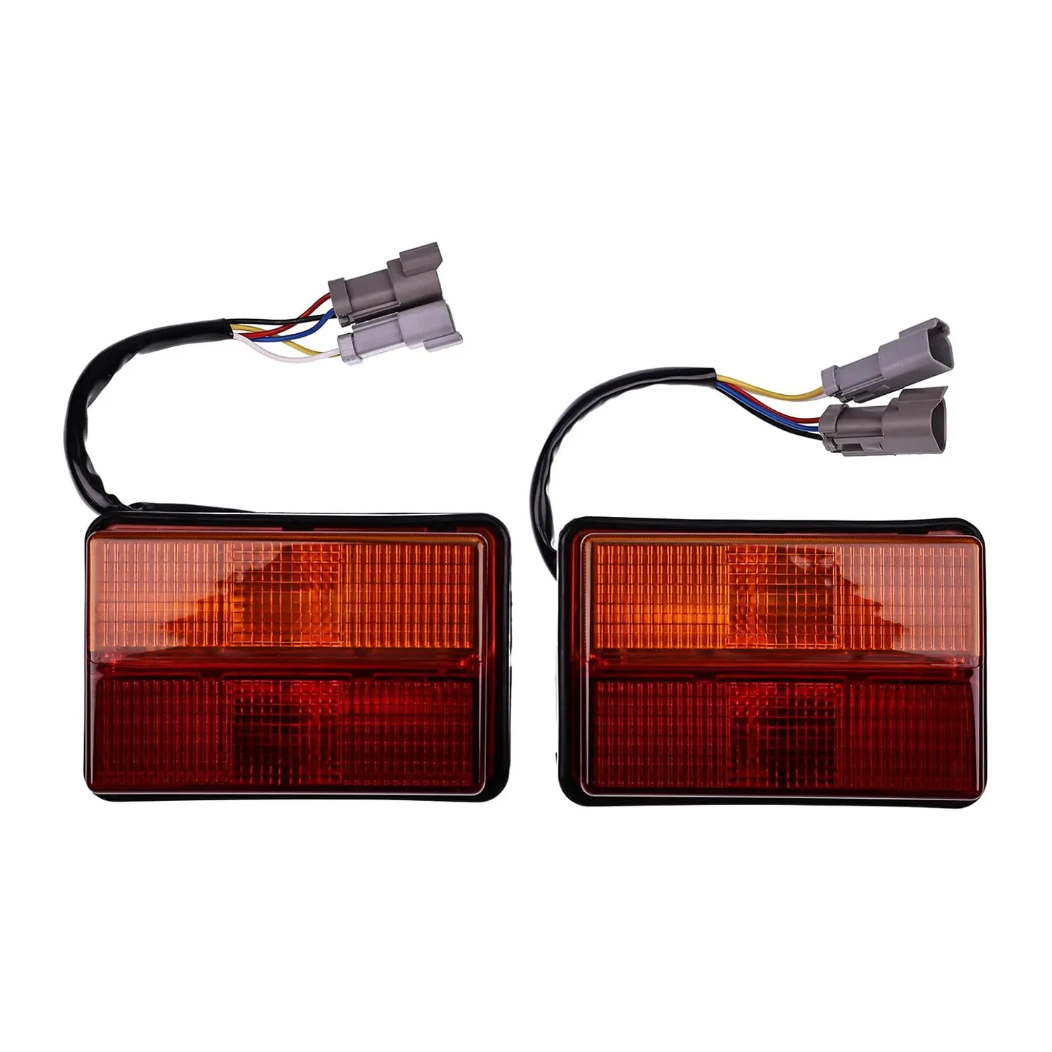 2 Pcs Signal Lamp 225-8758 2258758 for Caterpillar CAT Engine 3176C 3196 3406E C11 C15 Truck 725 730 735 740