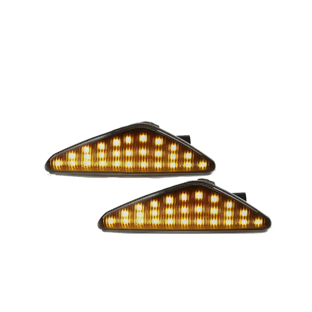 2 Amber LED Side Marker Turn Signal Lights for BMW E70 X5 E71 X6 F25 X3