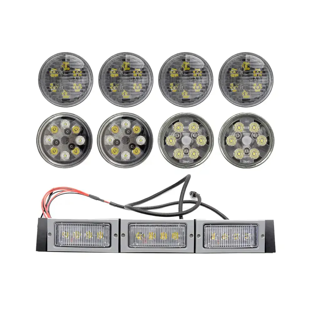 228W 12V 24V LED Front Hood Light Conversion Kit for John Deere Tractor 4050 4250 4450 4055 4255 4455