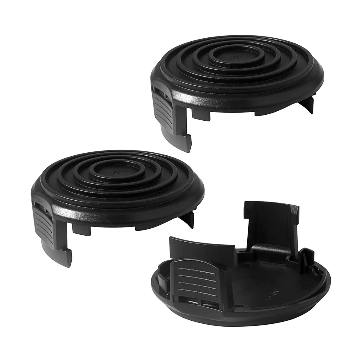 3 Pieces Spool Cap Cover WA0037 for Worx Cordless String Trimmer WG168 WG184 WG190 WG191