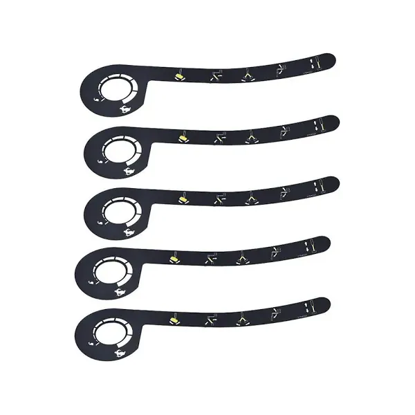 5 Pieces Function Speed Decal 1704422 for JLG Boom Lift E600 M600 E300A E400AJP E450A M400AJP
