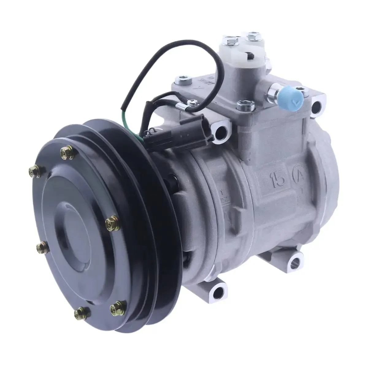 A/C Compressor 195-911-8990 for Komatsu Bulldozer D155A-2 D155A-3 D155A-5 D275A-2 D275A-5 D475A-2 D475A-3 D85E-21