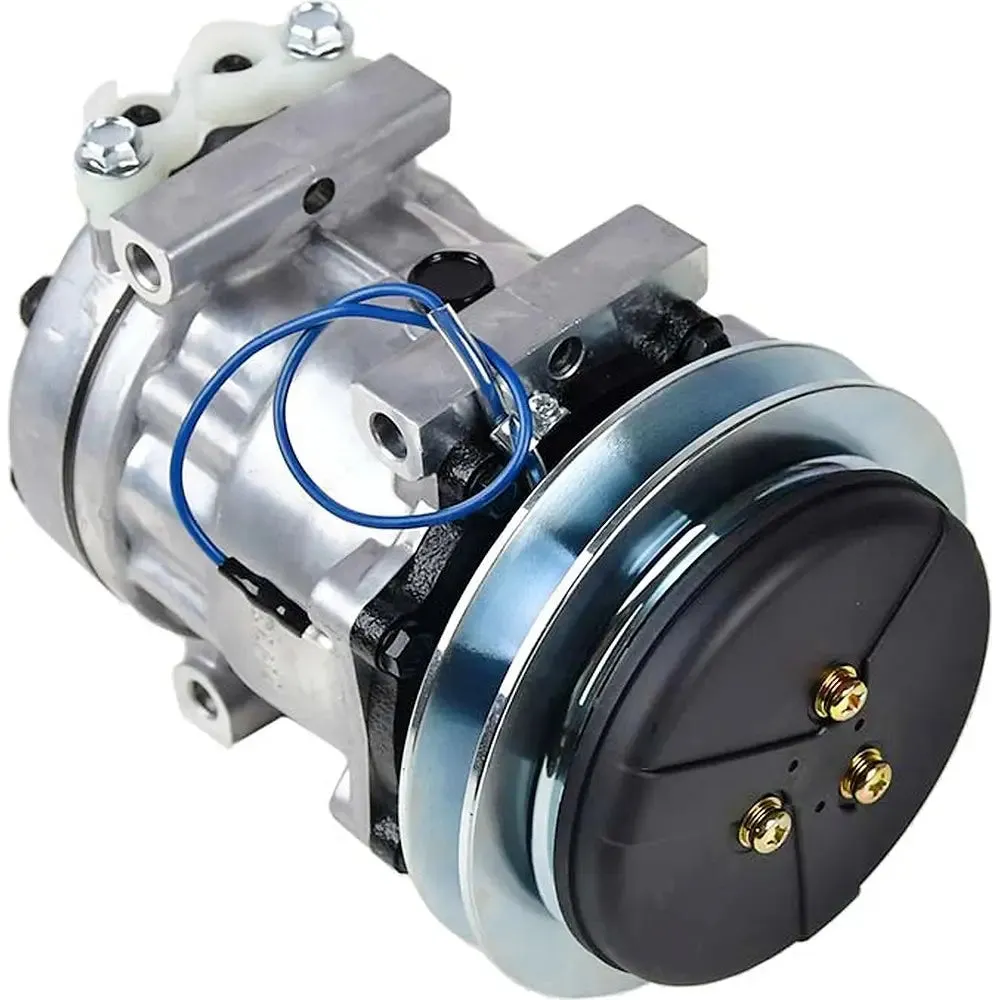 A/C Compressor YX91V00002F2 for New Holland Excavator E115SR E135SR E235SRLC E135SRLC EH130 E200SR E130 E235SR E200SRLC