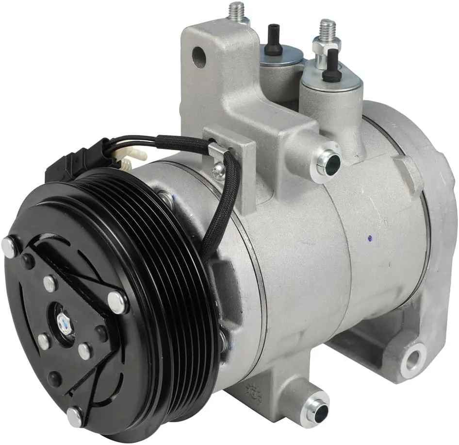 Air Conditioner AC Compressor with Clutch for Ford for F-150 5.0L 2011-2013 (BL3Z19703B BL3Z19703D CL3419D629CA)