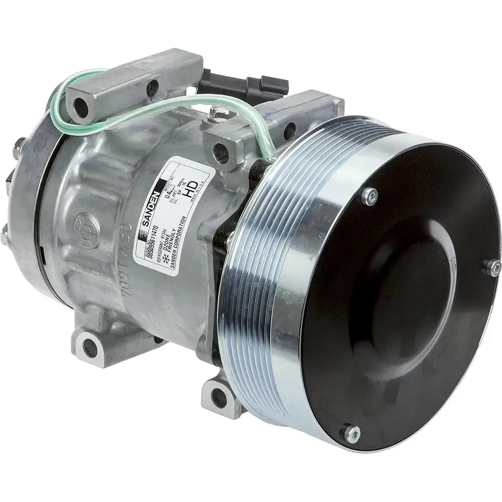 Replacement A/C Air Conditioning Compressor 324-9711 3249711 for Caterpillar CAT Engine C13 C15 C18 C32 C9.3 Loader 966K 966M 972K