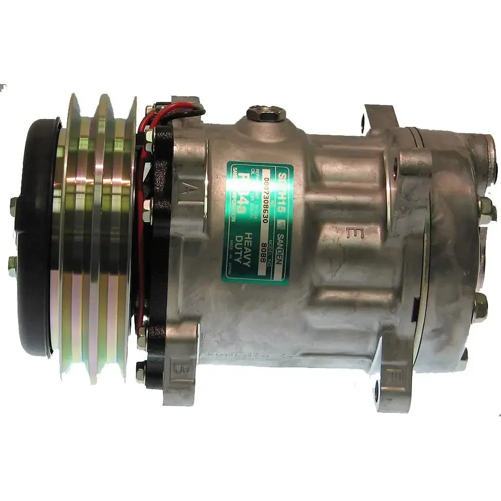 A/C Compressor 3712528M2 for Massey Ferguson Tractor 375 383 390 393 396 398 399 3050 3070 3080 3090 3095 3120 3125 3140