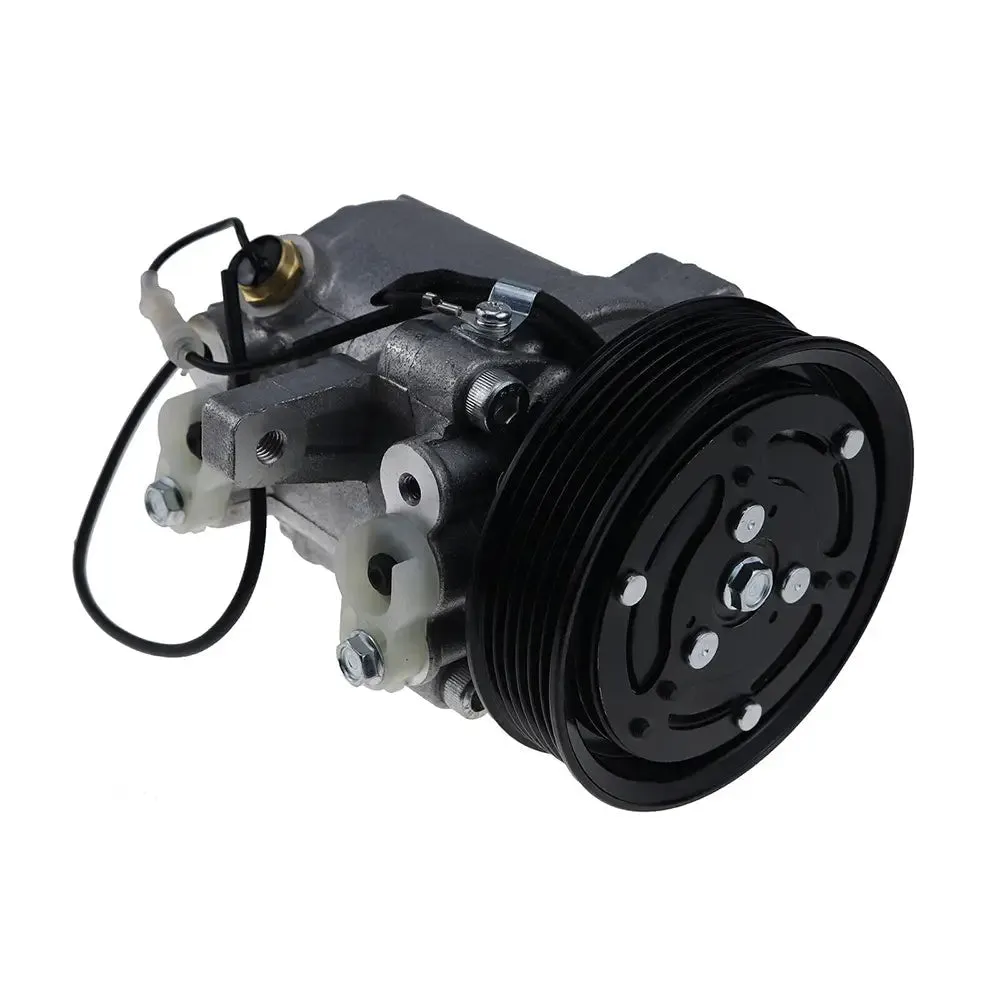 A/C Compressor 447280-3080 for Kubota M126 M135 M6 Tractor With 6 Groove Pulley