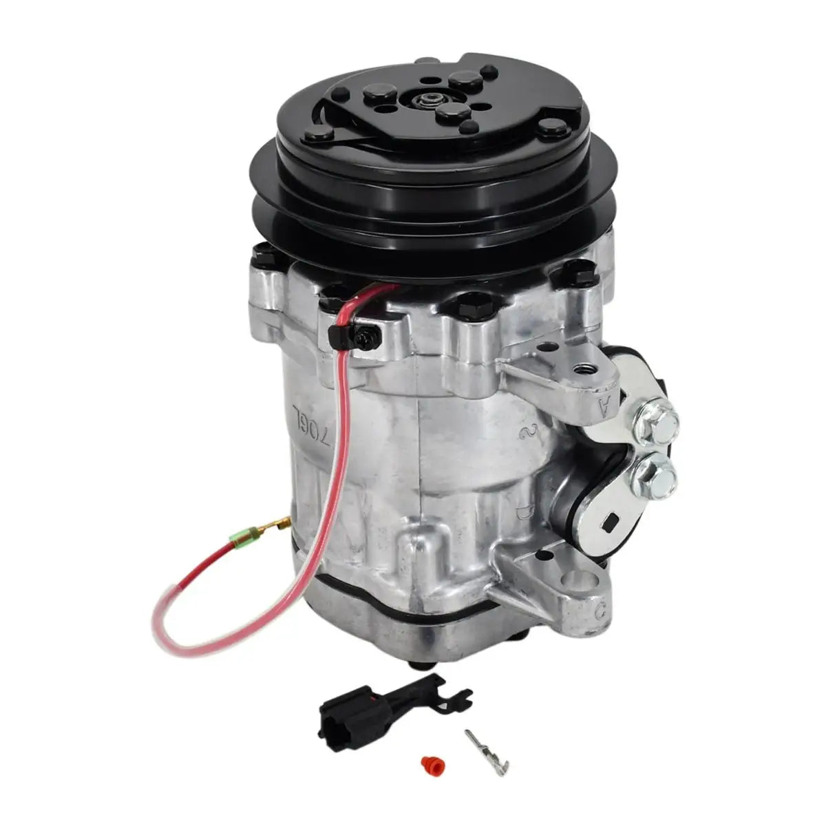 A/C Compressor 4615804 for Hitachi ZX27U-3 ZX29U-3 ZX30U-3 ZX33U-3 ZX35U-3 ZX38U-3 ZX40U-3 ZX48U-3 ZX50U-3 Excavator