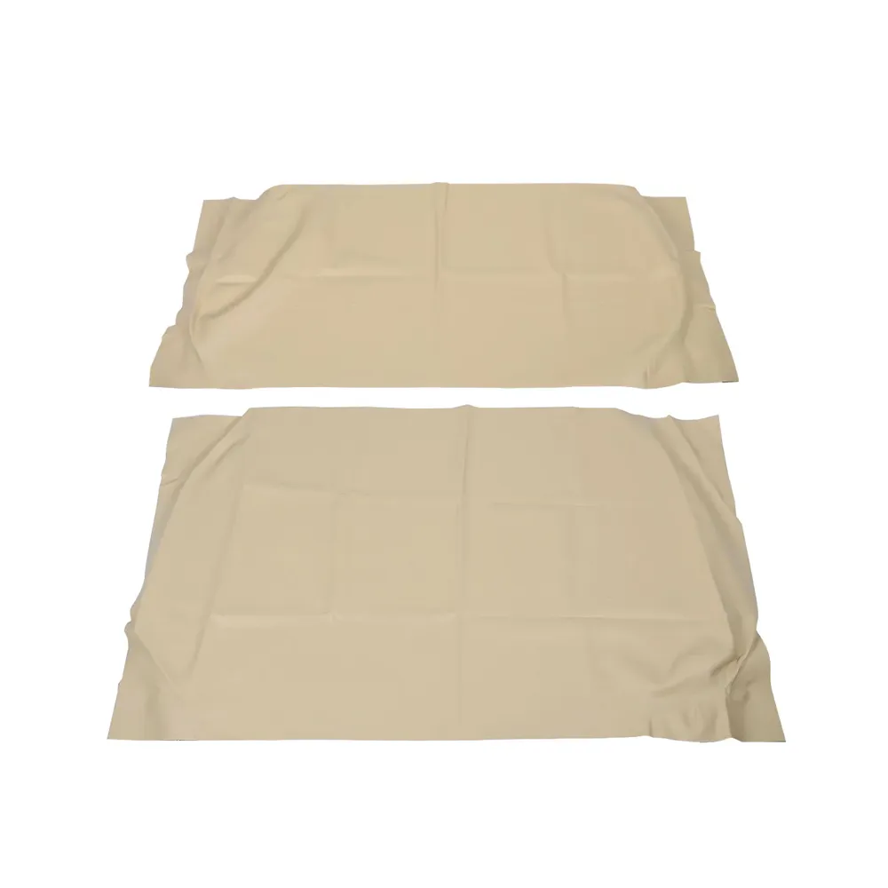 Beige Front Seat Cushion Cover Set for Club Car DS 2000.5-Up Golf Cart