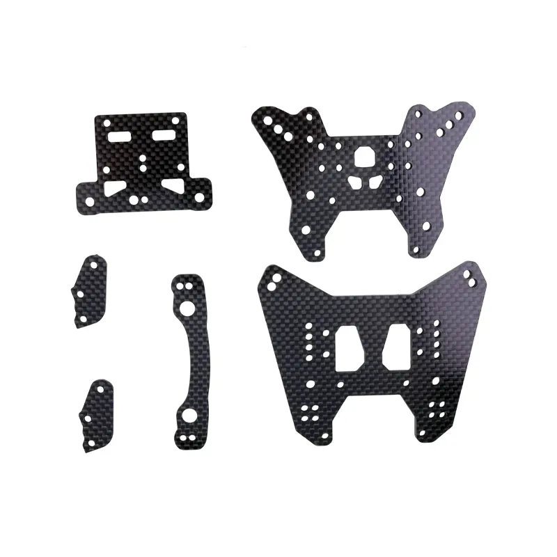 Carbon Fiber Shock Tower Kit BQNA32066PC for Arrma Fireteam RC Car 6S BLX EXB
