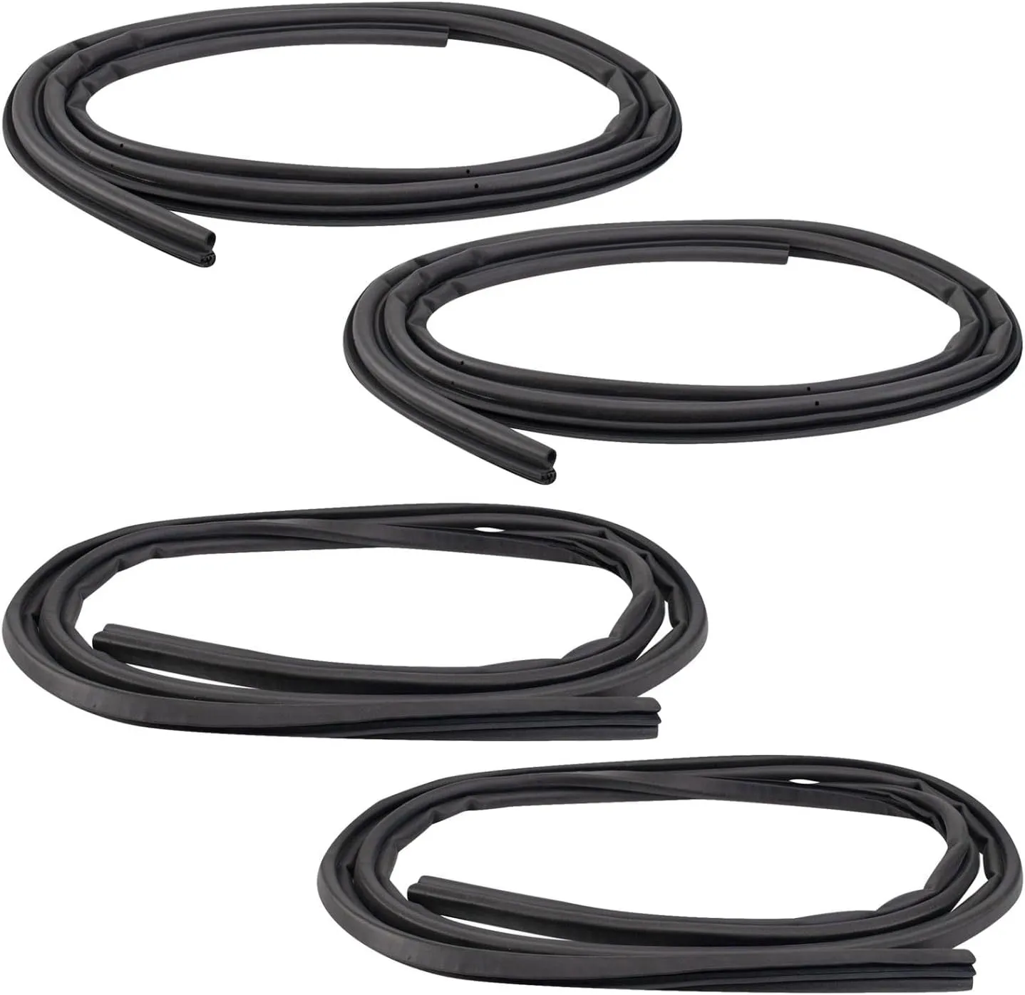 Front & Rear On Body Door Weatherstrip Seal Kit Compatible with 1996-2002 Toyota 4Runner