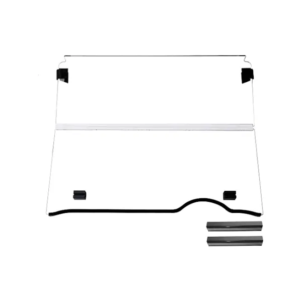 Golf Cart Fold Down Impact Resistant Windshield for E-Z-GO RXV 2009-2010