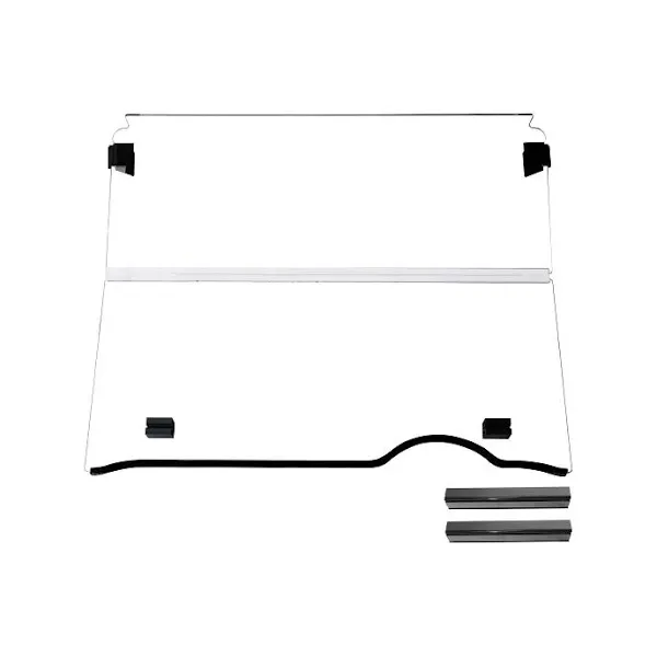 Golf Cart Thickened Foldable Shatterproof Windshield for EZGO RXV 2008-Up