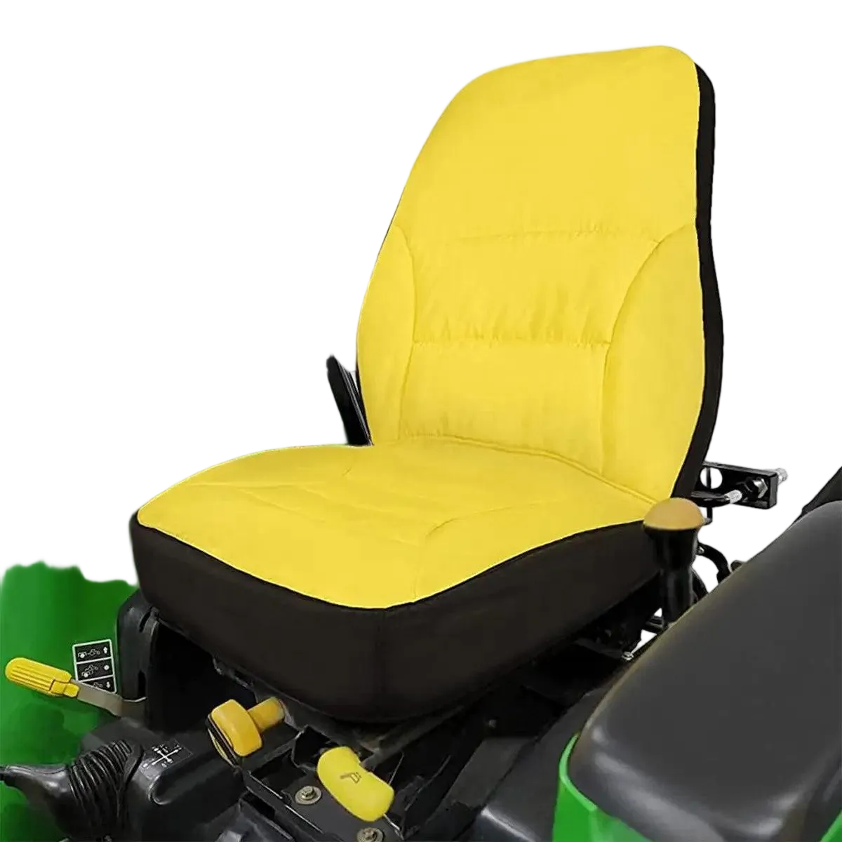 Large Seat Cover Cushioned LP95233 Seat Back Up to 18" High Replacement for John Deere Compact Utility Tractor 3E/3R/4M Series,1023E - Weatherproof Oxford 300D Fabric