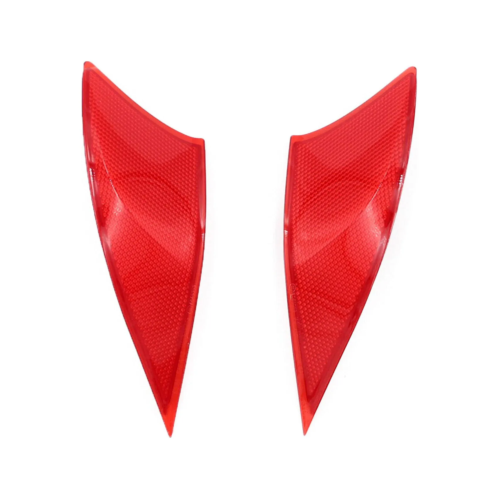 Left & Right Red Rear Bumper Reflector Lenses 81910-53051 81920-53051 for Lexus IS200t IS250 IS350 IS300 2014-2021