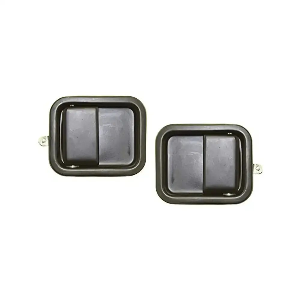 Metal Door Handles Outside Exterior Front LH RH Pair Set 55176382AE 55076222 55176383AE 55076222 for Jeep Wrangler