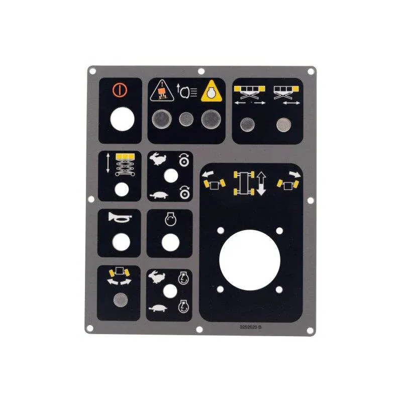 Nameplate Control Box Lid 3252620 for JLG Boom Lift 25RTS 33RTS 40RTS