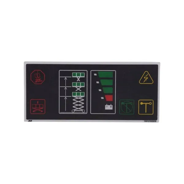 Plat Control Function Decal 1001218285 for JLG Scissor Lift 4045R