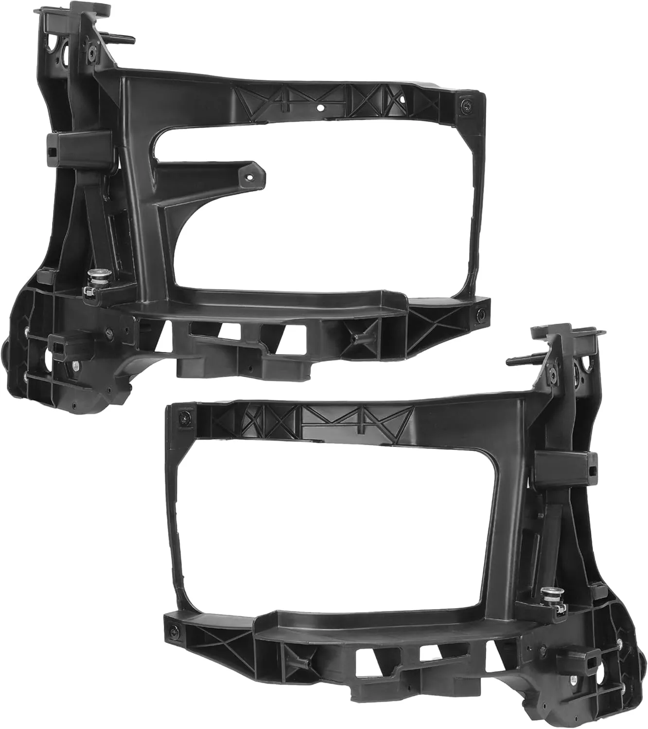 Radiator Support Headlamp Mounting Bracket Compatible with 2013-2024 Dodge Ram 1500 Classic 2500 3500 4500 5500 Replacement for 68222829AA CH1225256 68222828AA CH1225257 (Set of 2)
