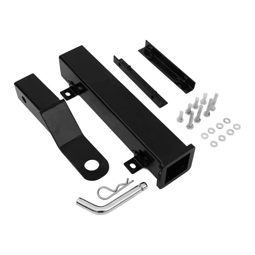 Rear Seat Trailer Hitch With Receiver Footrest for Club Car EZGO Yamaha Golf Cart