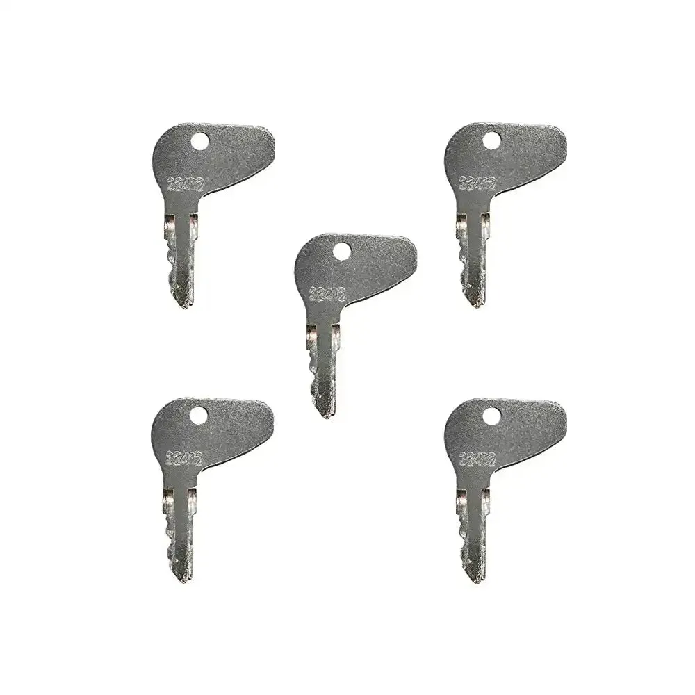 Set of 5 Ignition Start Switch Keys 27800501200 for Mahindra Tractors 2015 2615 3015 2216