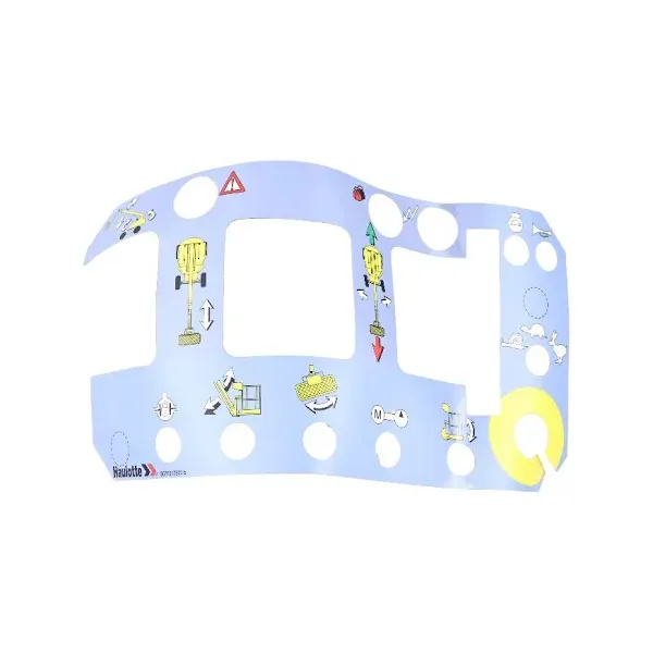 Upper Control Box Decal 307P204060 for Haulotte Boom Lift H14TX H16TPX H21TPX H23TPX H25TPX HB68J HB76J