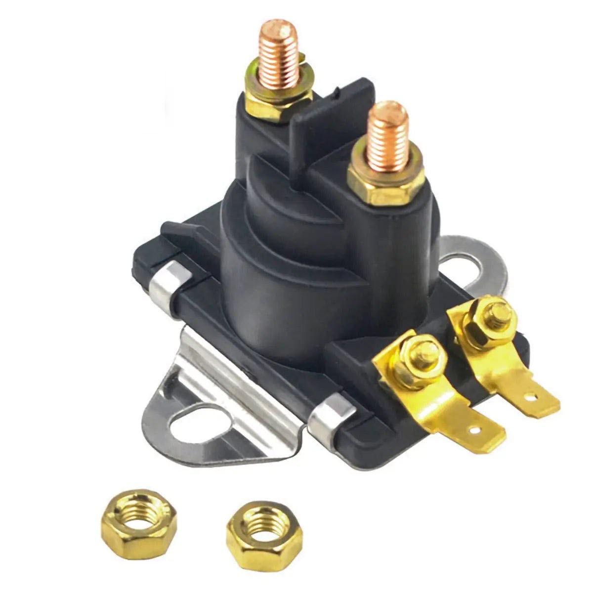 12V 4-Terminal Relay Starter Solenoid SSE6007 Replacement for Kohler 45-435-07
