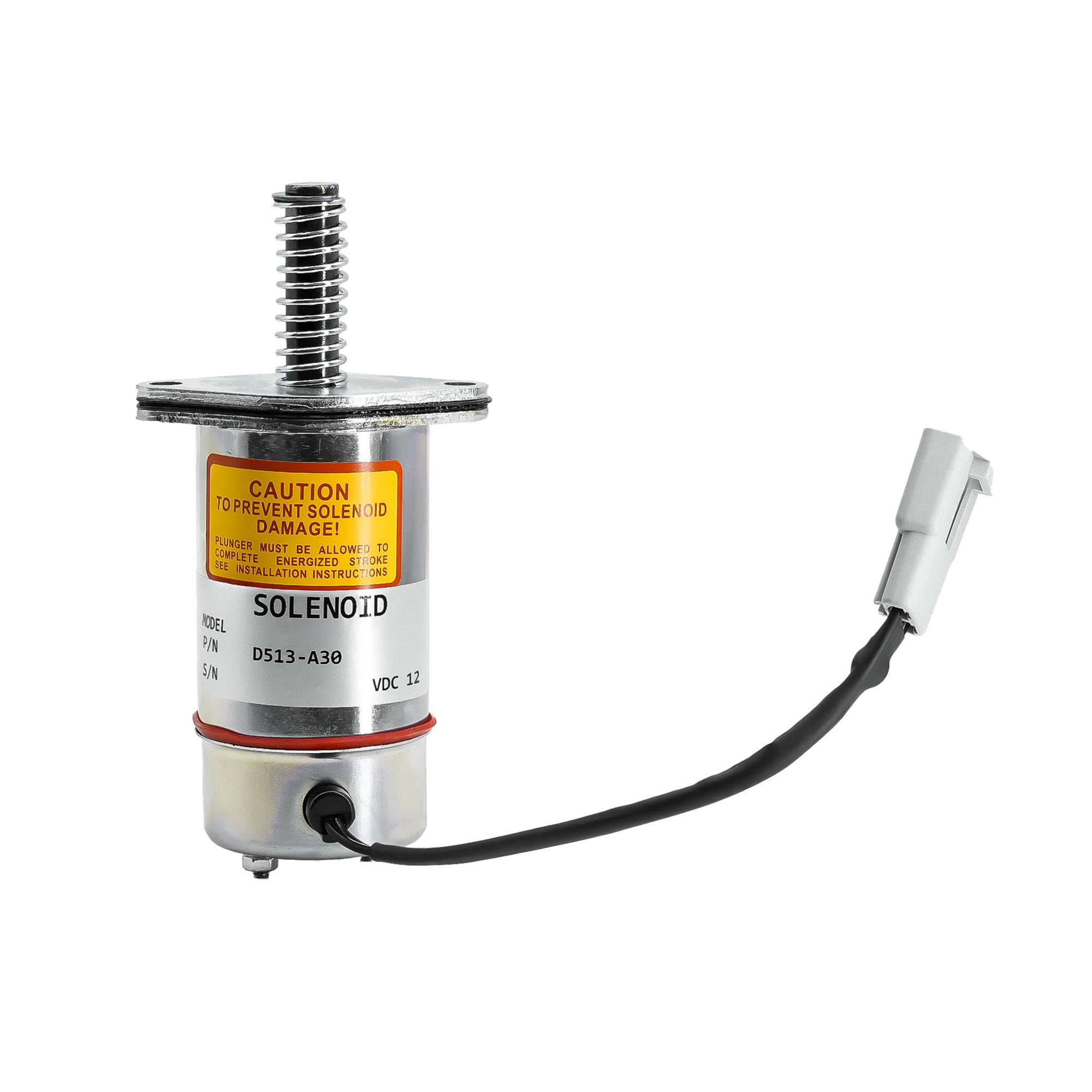 12V Detroit Heavy Duty Stop Solenoid 8923206 D513-A30 for Trombetta 8.2L