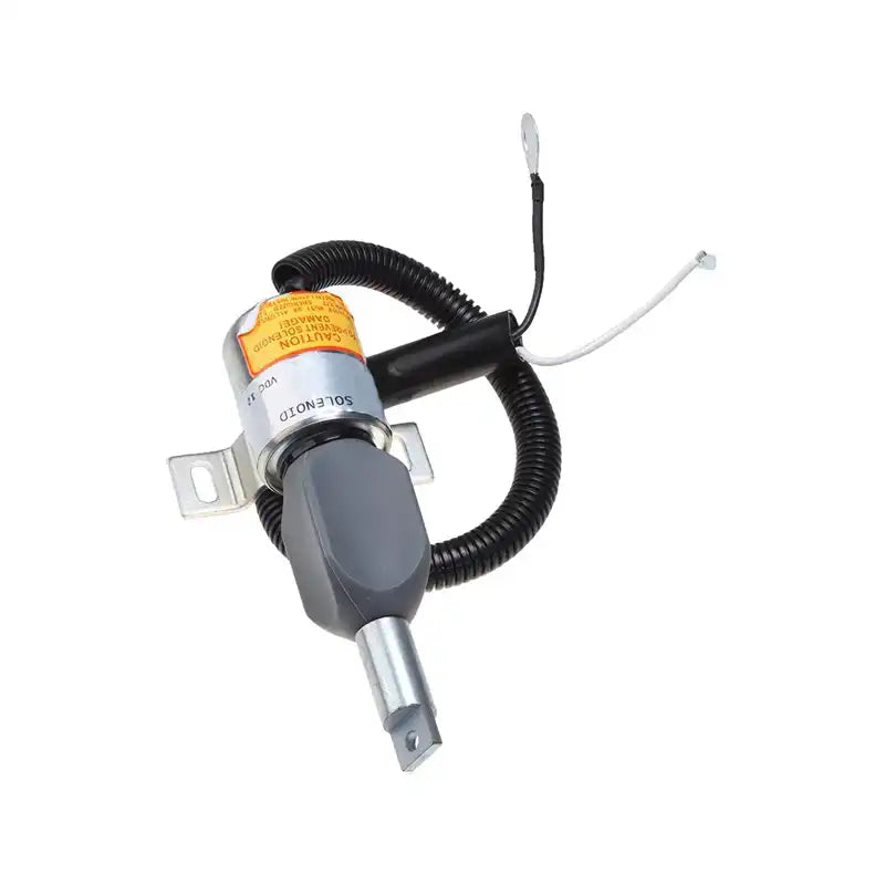 12V Fuel Shut Off Solenoid 185208 For Gehl CTL70 Mustang MTL20 Track Loader Isuzu Engine 4JG1-TPA