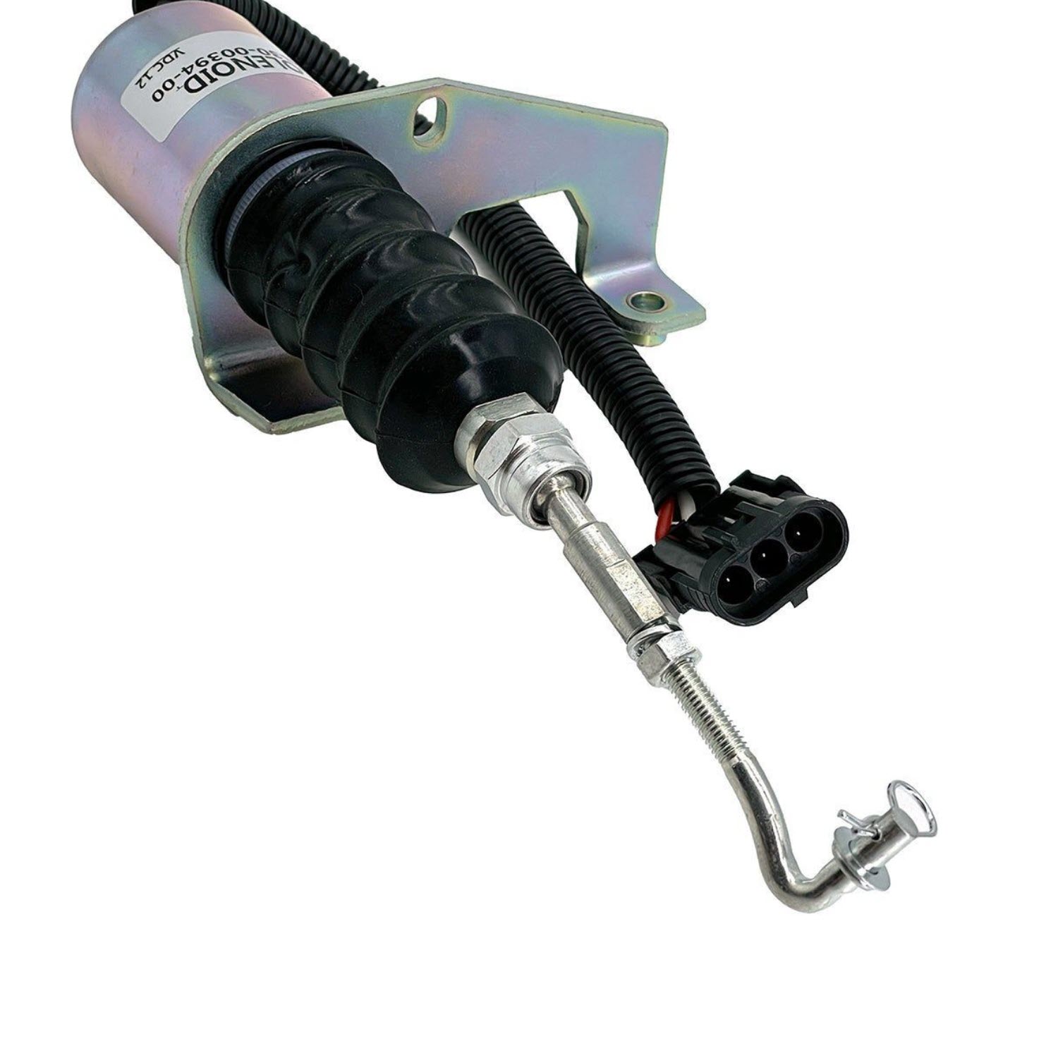 12V Fuel Shutoff Solenoid 30-00394-00 for Deutz Engine F3L912W Carrier 69GL15-114 69GL15-134