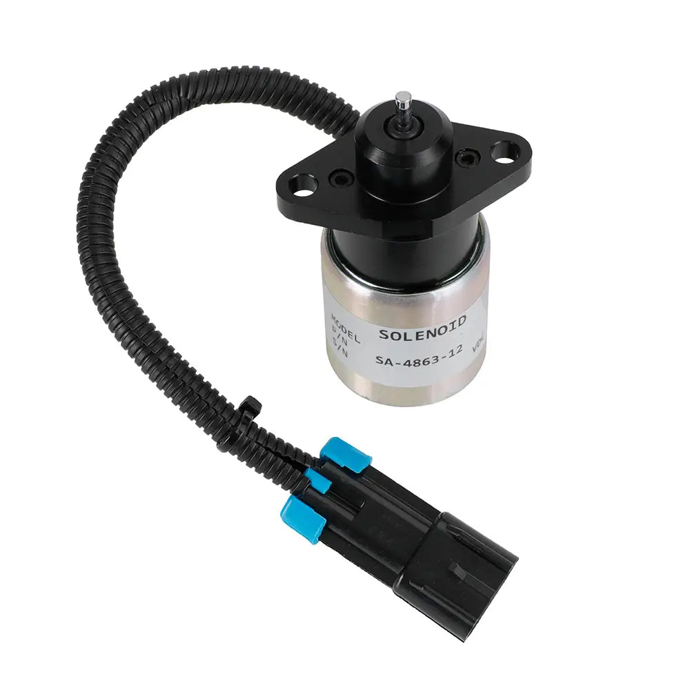 12V Stop Solenoid 0175-12A5C9S SA-4863-12 for Kubota Woodward Engine