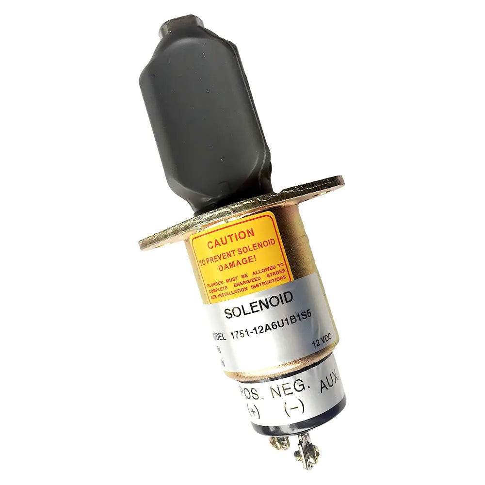 12V Stop Solenoid 1751-12A6U1B1S5 31-0202 SA-4259-12 For Kubota 3A 70&82 MM Series Diesel Engines
