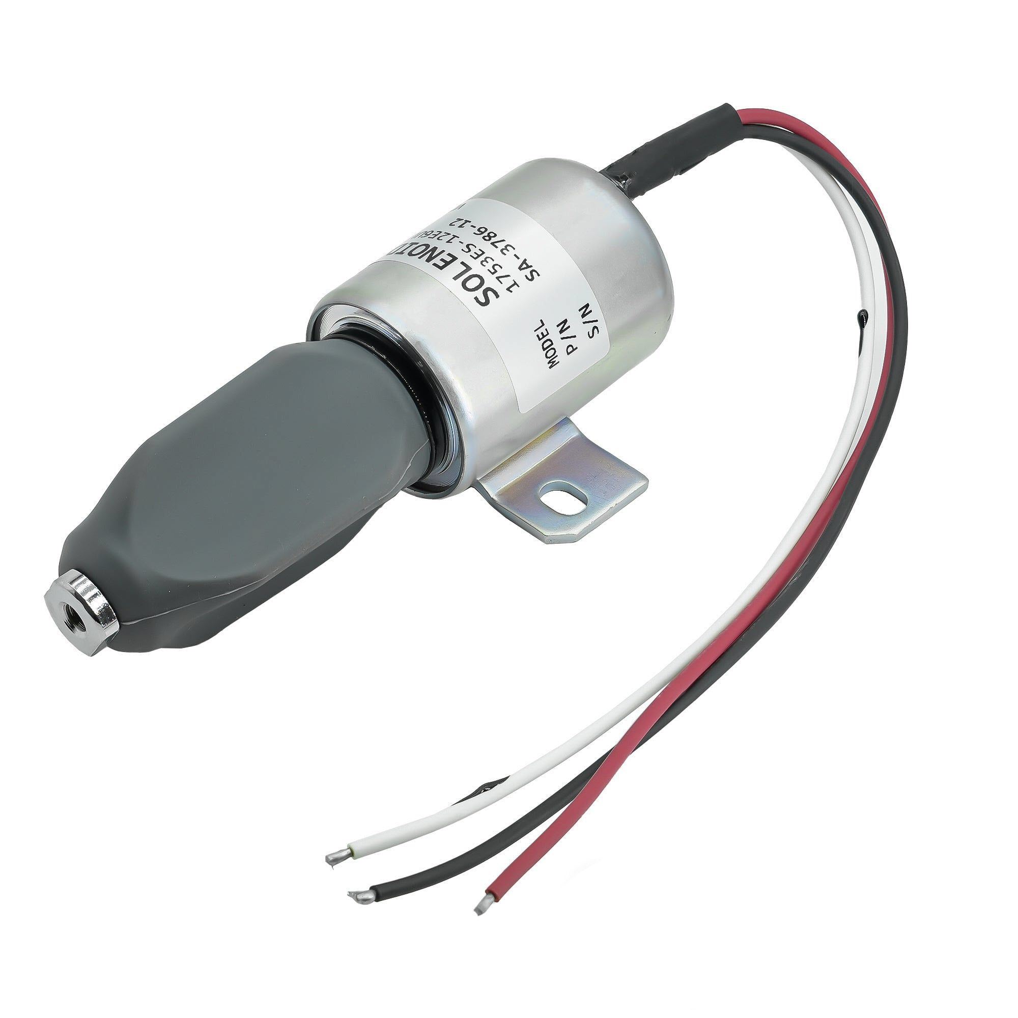 12V Stop Solenoid 603350 for Grasshopper 721D2 Front Mount Mower w/ Kubota 21HP Dsl Engine 1991-2005