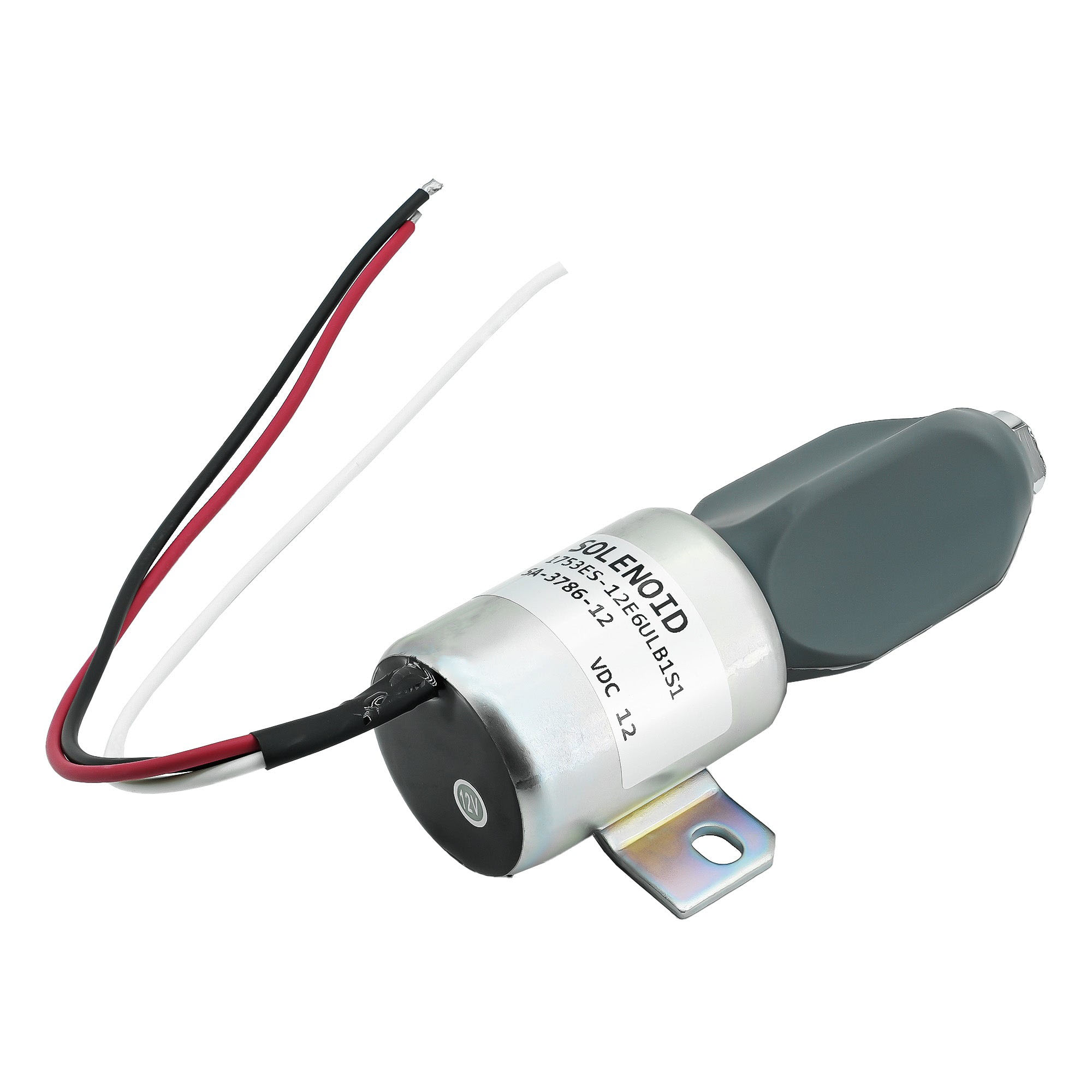12V Stop Solenoid SA-3786-12 1753ES-12E6ULB1S1 for Cub Cadet 1782 Garden Tractor Grasshopper 721D2 Mower Kubota D600 V800 Z400 Engines