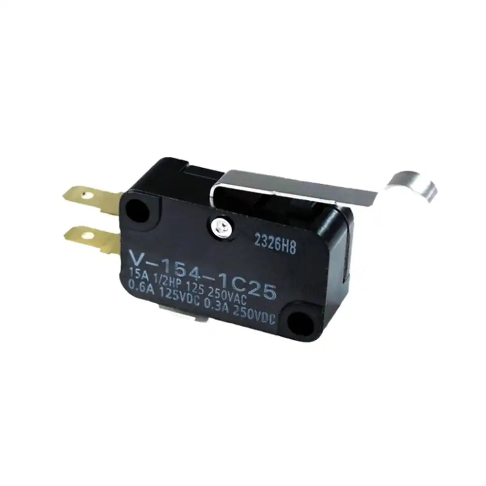 15A 125/250VAC Micro Limit Switch With Curved Tip Lever V-154-1C25 for Omron