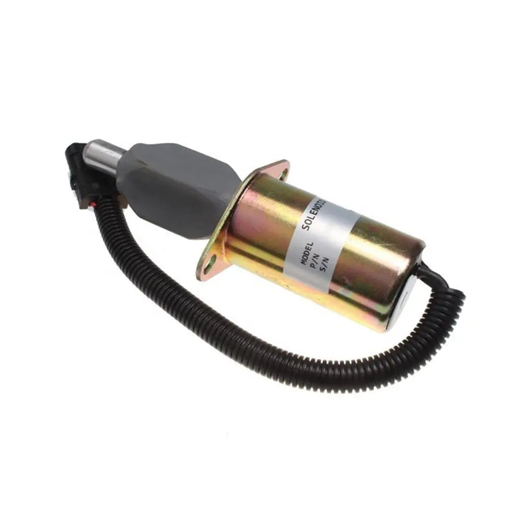 24V Fuel Shutoff Solenoid 392-1759 for Caterpillar CAT Engine C6.6 C4.4 C3.4B Loader 2384C 2384D 2484C 2484D 559C 559D 579C 579D