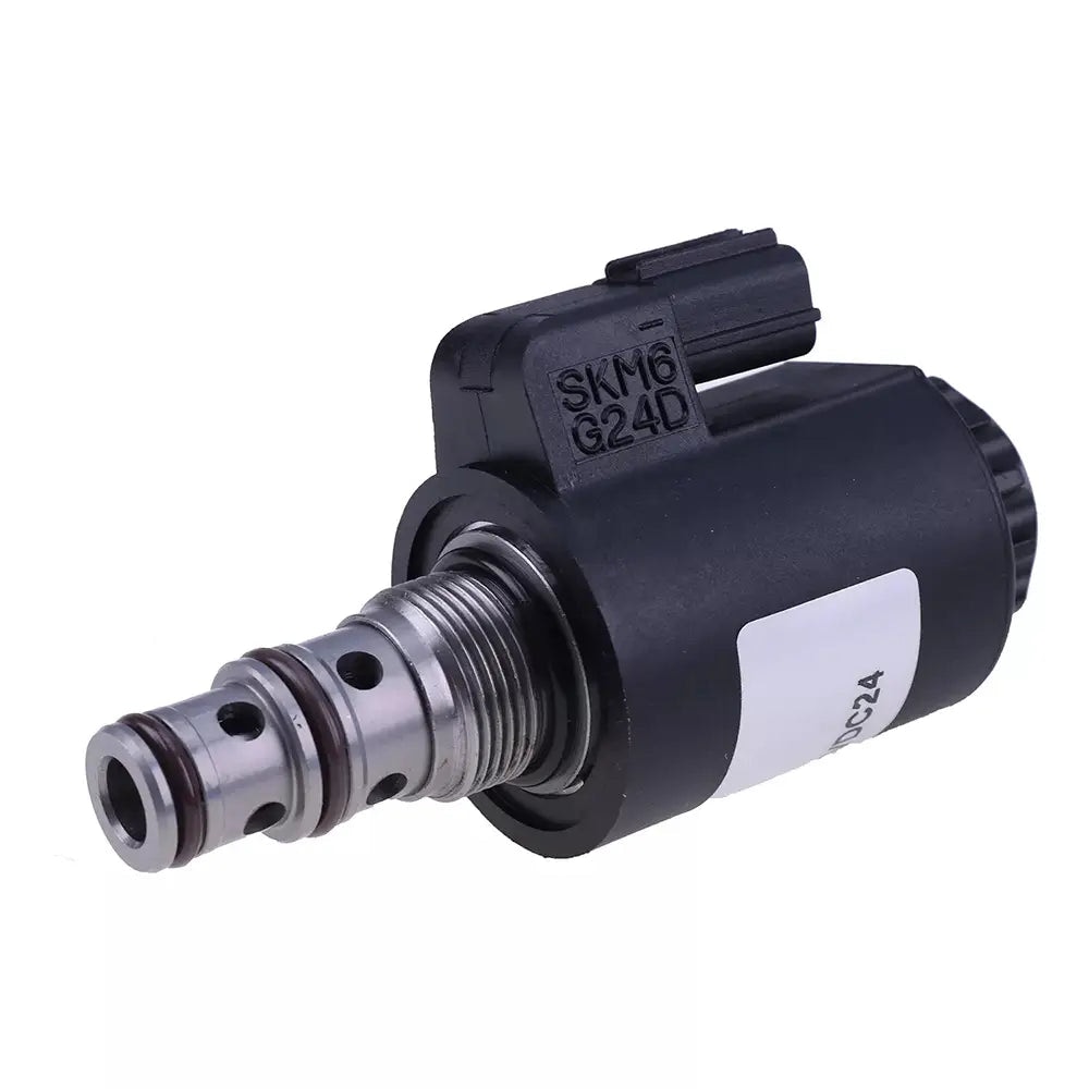 24V Solenoid Valve KWE6K-22/G24D16B 38553-61040 for Kobelco Excavator SK200
