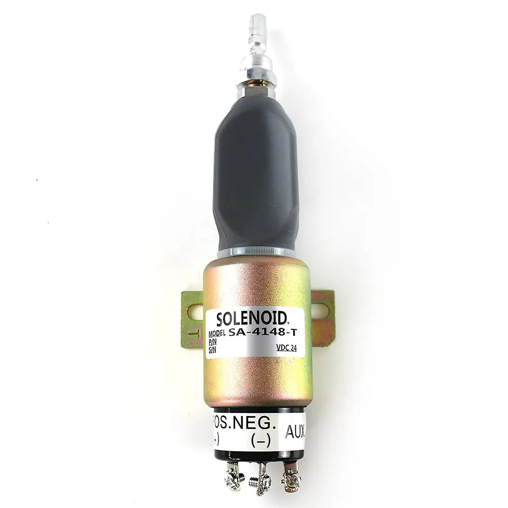24V Stop Solenoid 34287-01300 SA-4148-T For Hyundai Excavator R160LC-7 R180LC-7 R170W-7