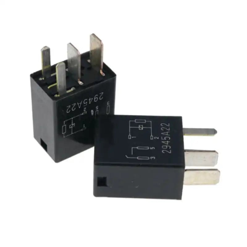 2X 4-PIN Relay Black Multi-Purpose Relay 8T2T-14B192-AA for Fusion F-250 F150