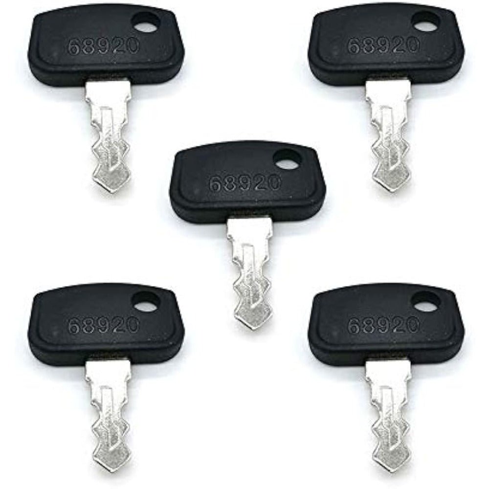 4pcs 68920 Ignition Key for Kubota Buggy RTV 500 900 B26 BX1860 BX2360 ZD321 ZD323 Cart Truck Tractor Mower