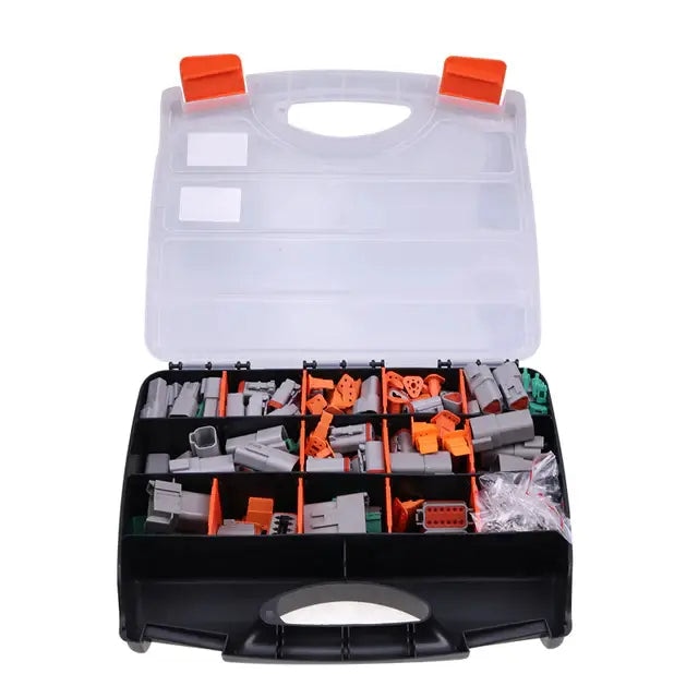 750 Pcs Deutsch DT Connector Kit DT04/06-2P/2S/3P/3S/4P/4S/6P/6S/08PA /08SA/12PA/12PS for 14 16 18 20 AWG Stamped Contacts Kit