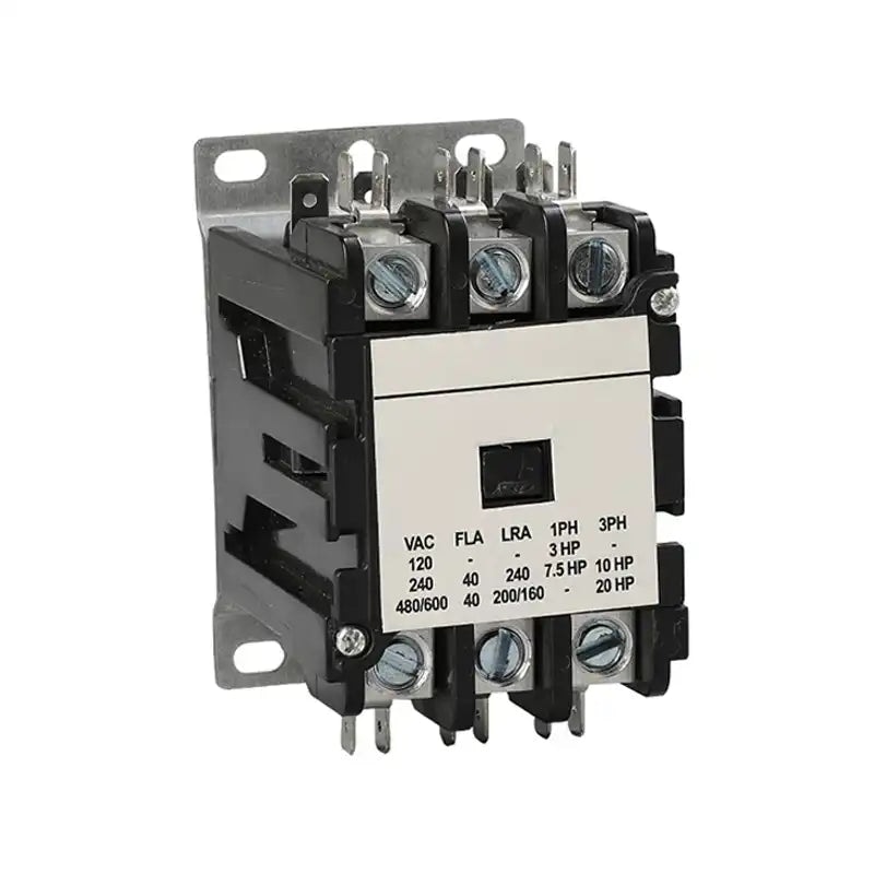 40A 2 Pole 120V Contactor Single Phase AC Contactors HCDPY212040CC